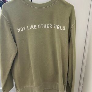 The Toast Claudia Oshry Not Like Other Girls Sweatshirt